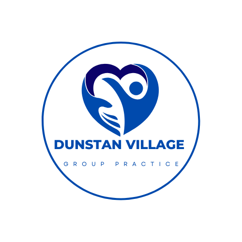 The logo for Dunstan Village Group Practice